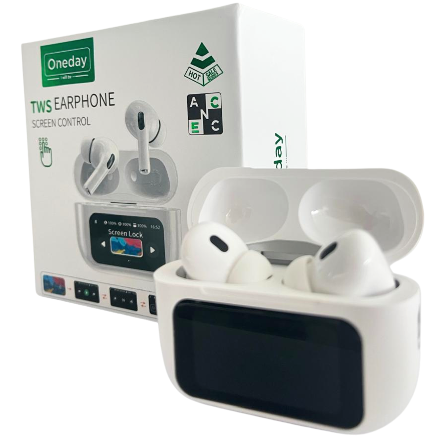Auriculares Bluetooth TWS YE01 con Pantalla Táctil
